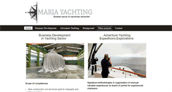 Desktop Screenshot of mariayachting.com